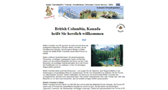 Desktop Screenshot of kanada-british-columbia.de